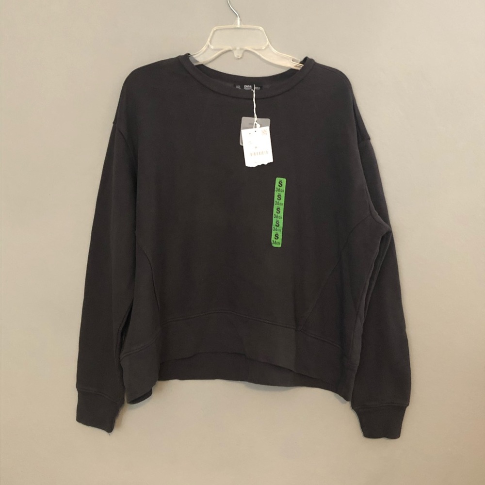 Zara Collection Sweater Dark Brown Small NWT